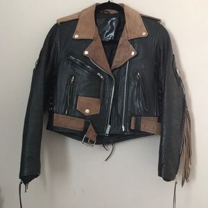 Vintage Black Leather Jacket
